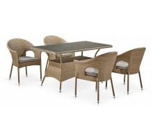 Набор уличный T198B/Y97B-W56 Light Brown (4+1)
