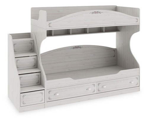 Кровать двухъярусная Ариэль СМ-280.11.01