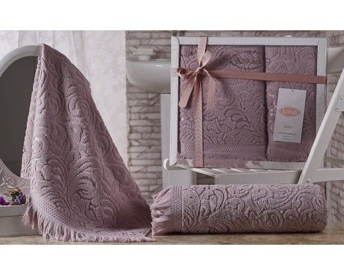 Набор из 2 полотенец для ванной ESRA