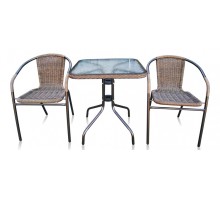 Набор уличный Асоль-2А TLH-037AR2/060SR-60х60 Cappuccino 2Pcs