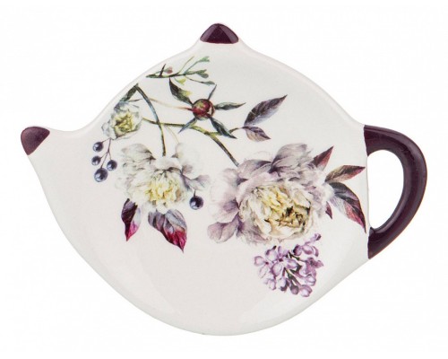 Подставка под чайные пакетики (12x8.5x1.5 см) Пурпур 358-1598