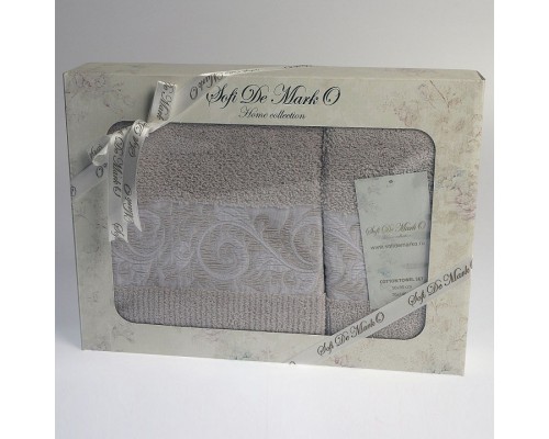 Набор из 2 полотенец для ванной Maria S.032беж