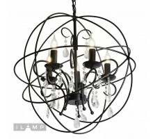 Подвесная люстра iLamp Life 8774-5 BK