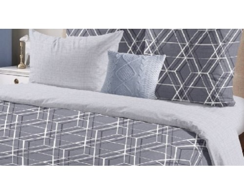 Постельное белье полутораспальное Грей