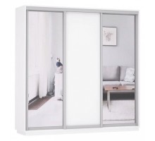 Шкаф-купе Экспресс Медиум (2 зеркала) Трио 1800x600x2400