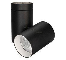 Светильник на штанге Arlight SP-POLO-SURFACE-TURN-R85-15W Day4000 (BK-WH, 40 deg) 027561