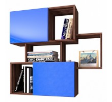 Полка книжная Мебелеф-9