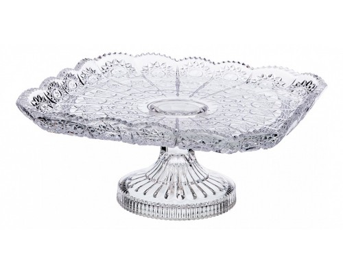 Блюдо декоративное (27х27х12.5 см) Muza Crystal 695-028