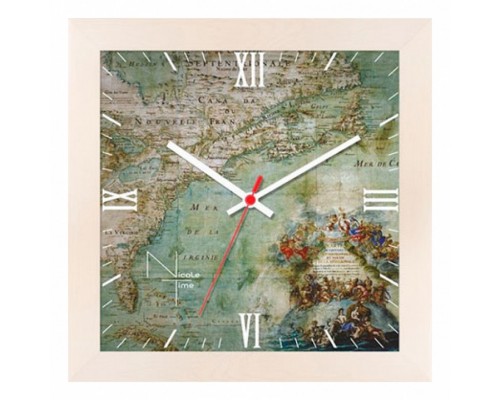 Настенные часы (35х35 см) Nicole Time