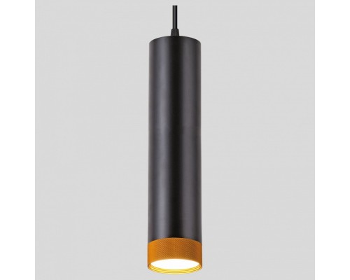 Подвесной светильник Eurosvet Tony 50164/1 LED черный/золото