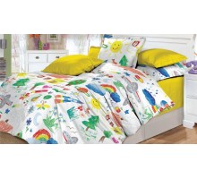 Постельное белье полутораспальное Радуга