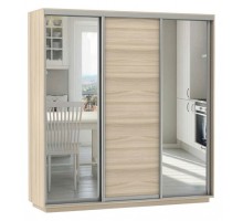 Шкаф-купе Экспресс Медиум (2 зеркала) Трио 2100x600x2200