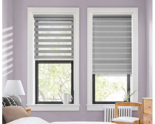 Штора рулонная (90х170 см) День-Ночь