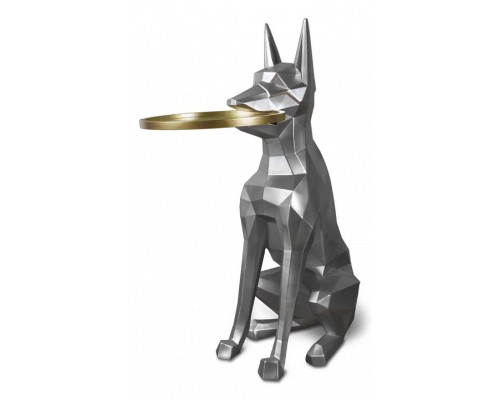 Статуэтка (24x27x72 см) Дог с подносом MY-D123