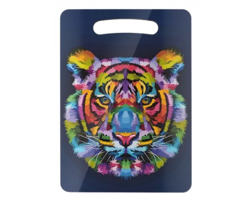 Доска разделочная (29x21x0.6 см) Цветной Тигр 17372