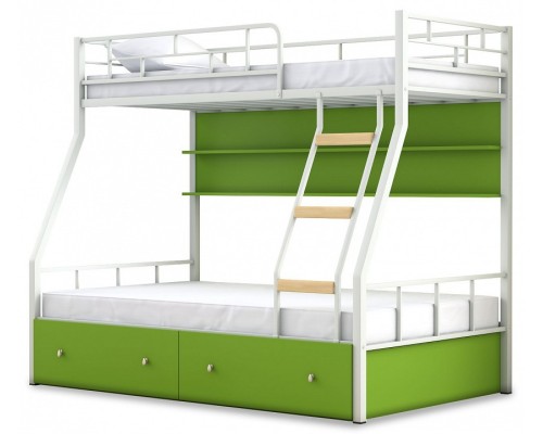 Кровать двухъярусная Радуга