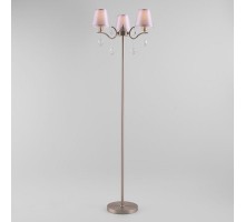 Торшер Eurosvet Aurelia 01059/3 сатин-никель/прозрачный хрусталь Strotskis