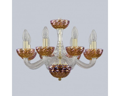 Подвесная люстра Bohemia Ivele Crystal Ivele Crystal 6 1311/8/165 G Cl/Shampan/M-1F