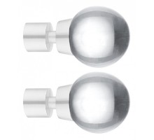 Набор из 2 наконечников для карнизов Шар в оправе