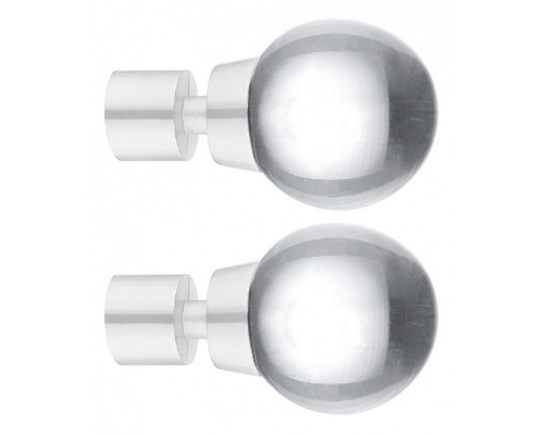 Набор из 2 наконечников для карнизов Шар в оправе