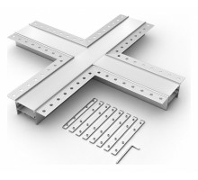 Соединитель угловой X-образный накладной Arlight S-LUX 030109