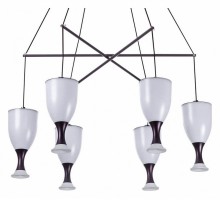 Подвесная люстра LED4U 6409 6409-6 Brown