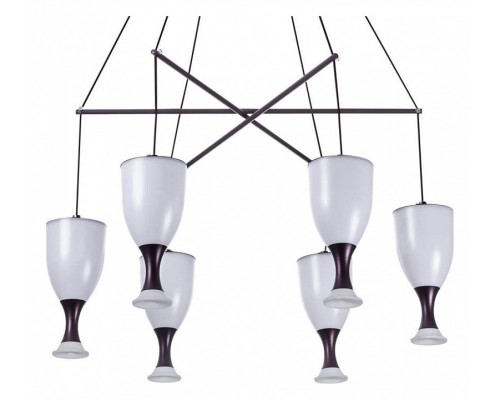 Подвесная люстра LED4U 6409 6409-6 Brown