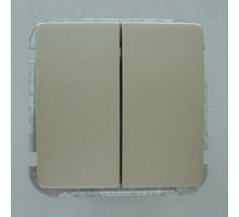 Выключатель двухклавишный без рамки Imex 1112L 1112L-S300