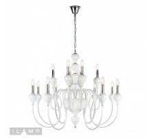Подвесная люстра iLamp Lady 88003-10+5 WH