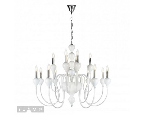 Подвесная люстра iLamp Lady 88003-10+5 WH