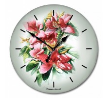 Настенные часы (33x33x4 см) Букет 01-016