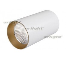 Накладной светильник Arlight  SP-POLO-R85-1-15W Warm White 40deg (White, Gold Ring)