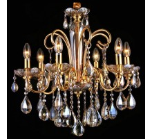 Подвесная люстра Natali Kovaltseva Velletri Velletri 10655/6C GOLD, BRANDY