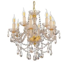 Подвесная люстра LUMINA DECO Eliza LDP 7026-6+3 SL+GD