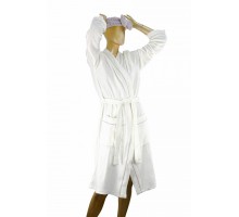 Халат женский (46 (RUS) 38 (EU) M (INT)) Х-В01-Бел