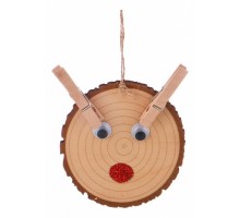 Елочная игрушка (10х1х8.5 см) Подвеска Олень 845-113