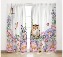 Гардина (165x270 см) 2 шт. Совушка