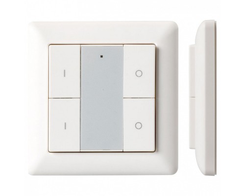 Панель-диммера клавишная накладная Arlight Knob SR-2853K4-RF-UP White (3V, DIM, 2 зоны)