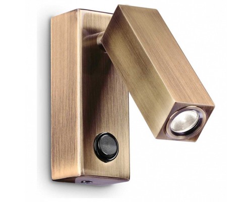 Бра Ideal Lux Page PAGE AP SQUARE BRUNITO