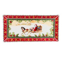 Блюдо декоративное (36.5x18x2 см) Christmas collection 586-435