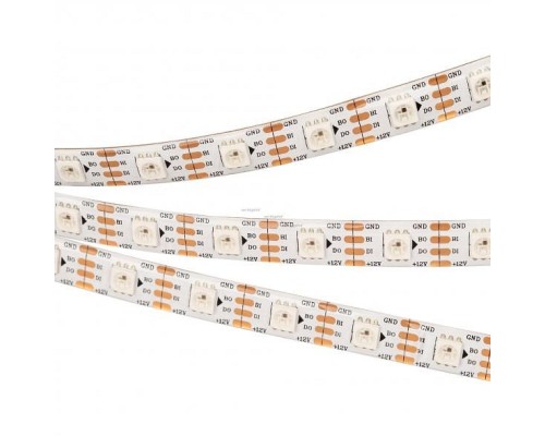 Лента светодиодная Arlight SPI-5000SE-RAM 12V RGB (5060, 60 LED/m, x1, AM) 027614