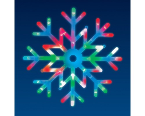 Снежинка световая Uniel Снежинка ULD-H4040-048/DTA RGB IP20 SNOWFLAKE