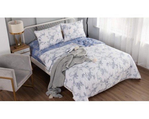 Постельное белье с одеялом семейное Люсиль №2