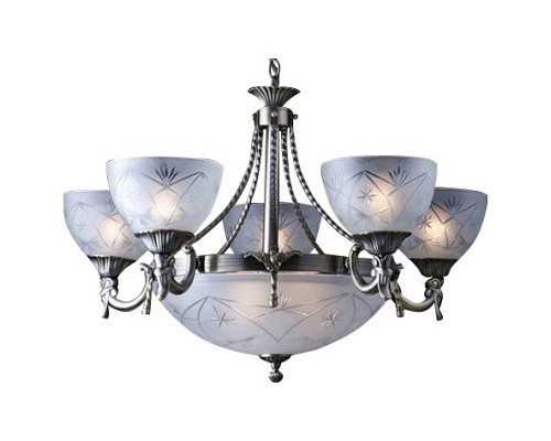 Подвесная люстра Eurosvet Kleo 60006/8 античная бронза