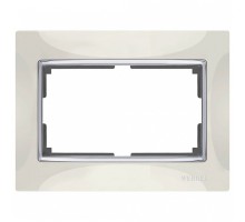 Рамка для двойной розетки Werkel Snabb WL03-Frame-01-DBL-ivory