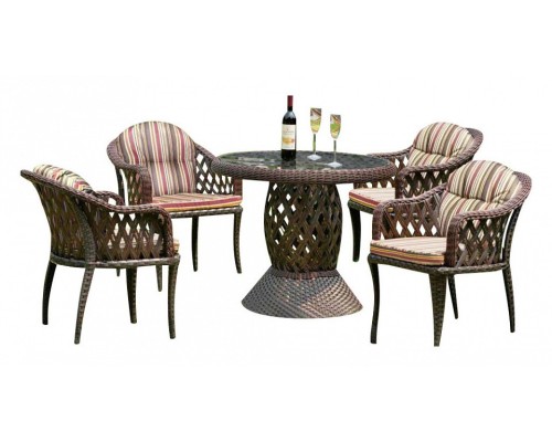 Набор уличный Бари RT-A92 Brown  4Pcs