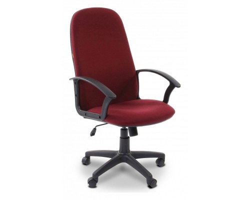 Кресло компьютерное Chairman 289 бордовый/черный