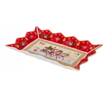 Блюдо (25x15x3.5 см) Тройка 85-1647