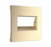 Накладка для розетки Еthernet RJ-45 Werkel шампань рифленый WL10-RJ45+RJ45-CP (шампань рифленый)