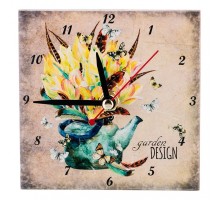 Настольные часы (10x10 см) Сады в цветах 354-1317